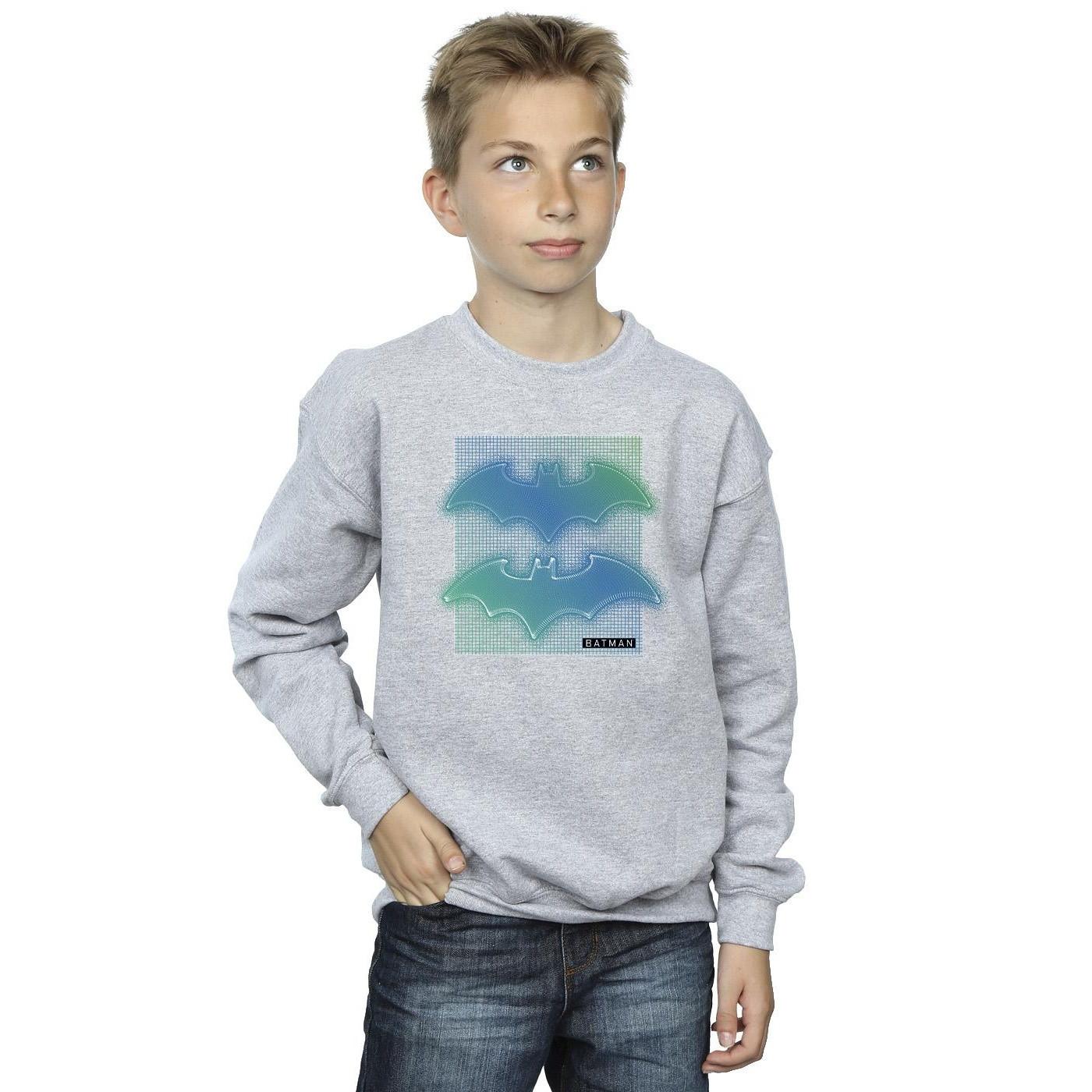 DC COMICS  Batman Grid Gradient Sweatshirt 