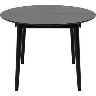 mutoni Table à manger rétro noire 115-154x115  