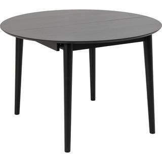 mutoni Table à manger rétro noire 115-154x115  