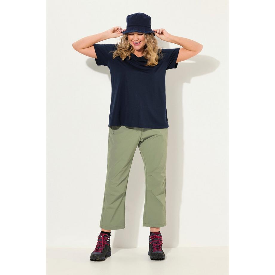 Ulla Popken Pantaloni funzionali 7/8 asciugatura rapida vita comoda  