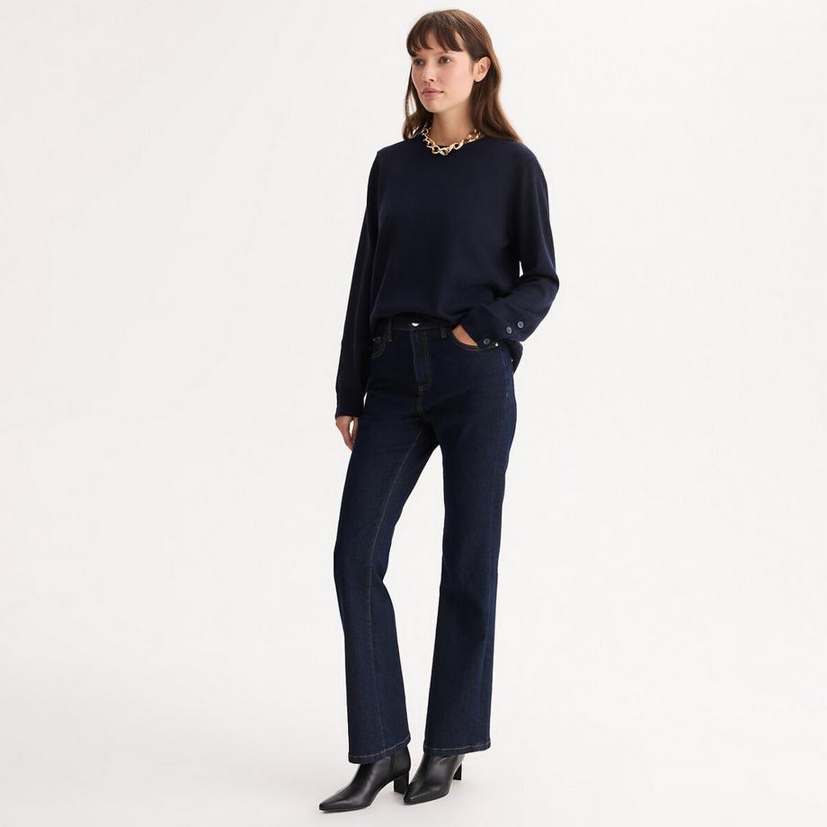 La Redoute Collections Feinstrick Pullover Rundhalsausschnitt  