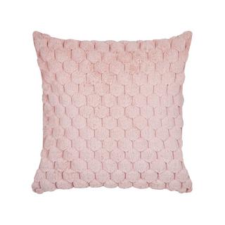 Beliani Dekokissen 2er Set aus Webpelz Boho PURSLANE  