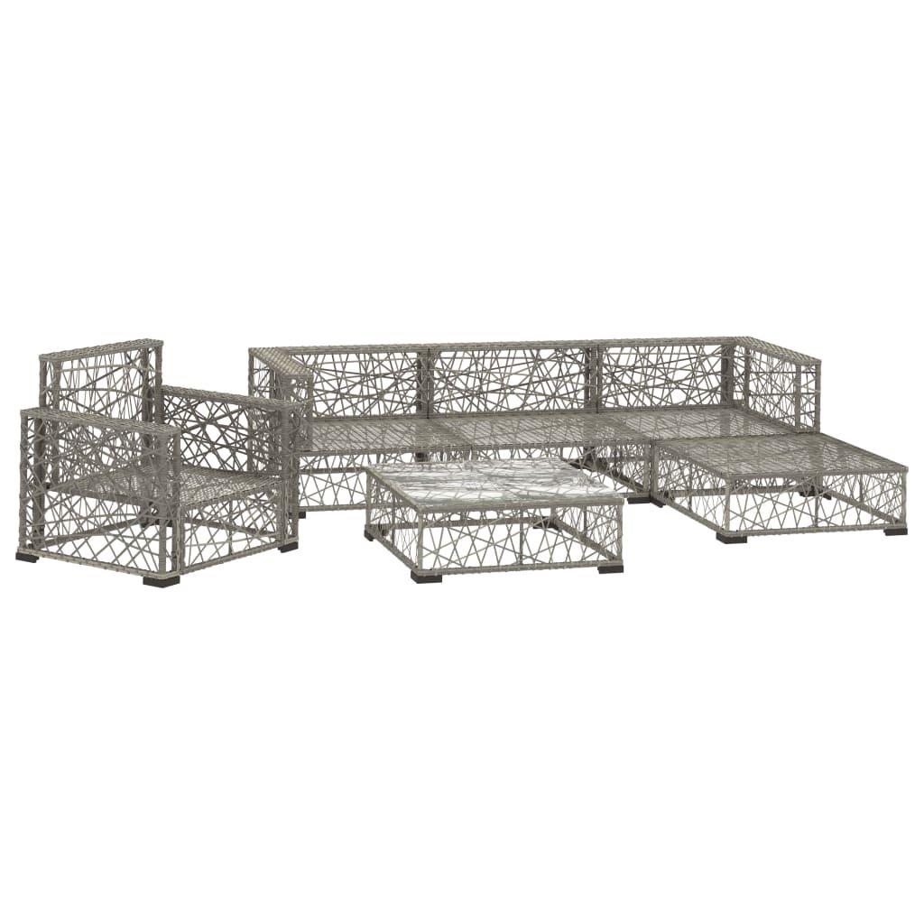 VidaXL Mobilier de jardin rotin synthétique  