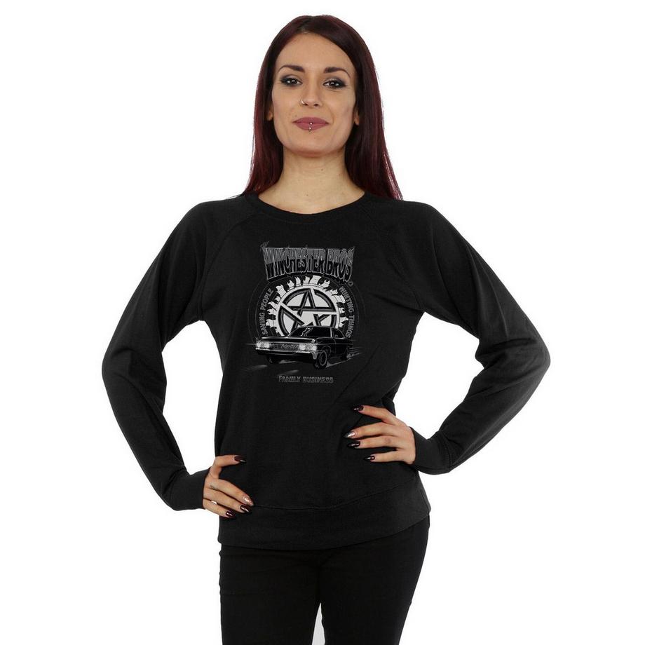 Supernatural Winchester Bros Sweatshirt Col Rond  