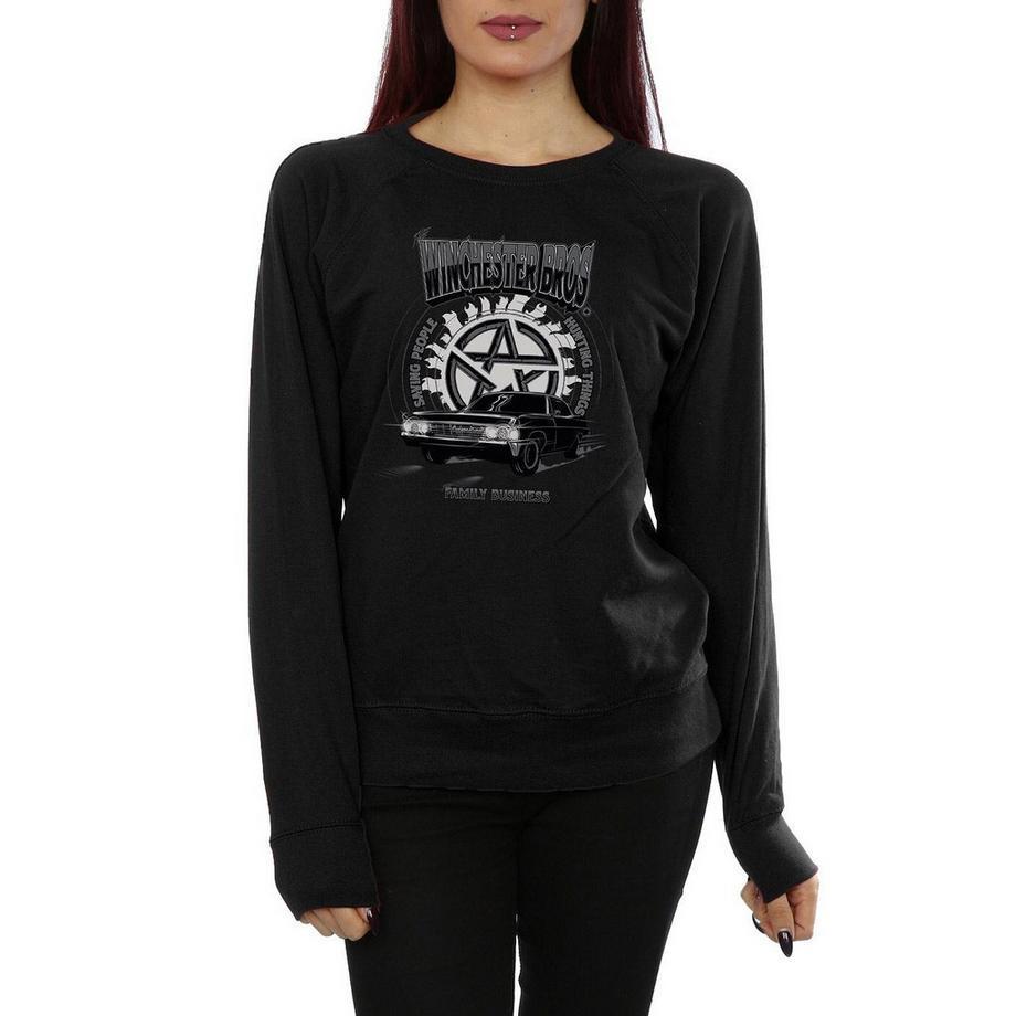 Supernatural Winchester Bros Sweatshirt Col Rond  