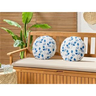 Beliani Gartenkissen 2er Set aus Polyester Modern TORBORA  