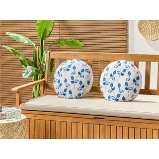 Beliani Kissen 2er Set aus Polyester Modern TORBORA  