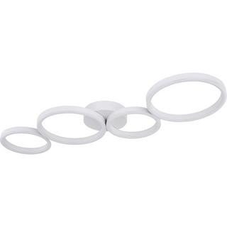 mutoni Plafonnier Venosa métal blanc 1xLED  