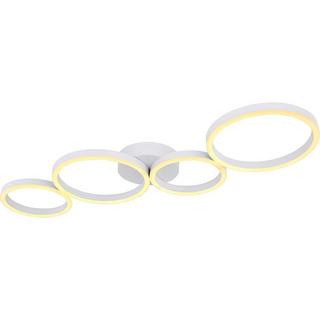 mutoni Plafonnier Venosa métal blanc 1xLED  