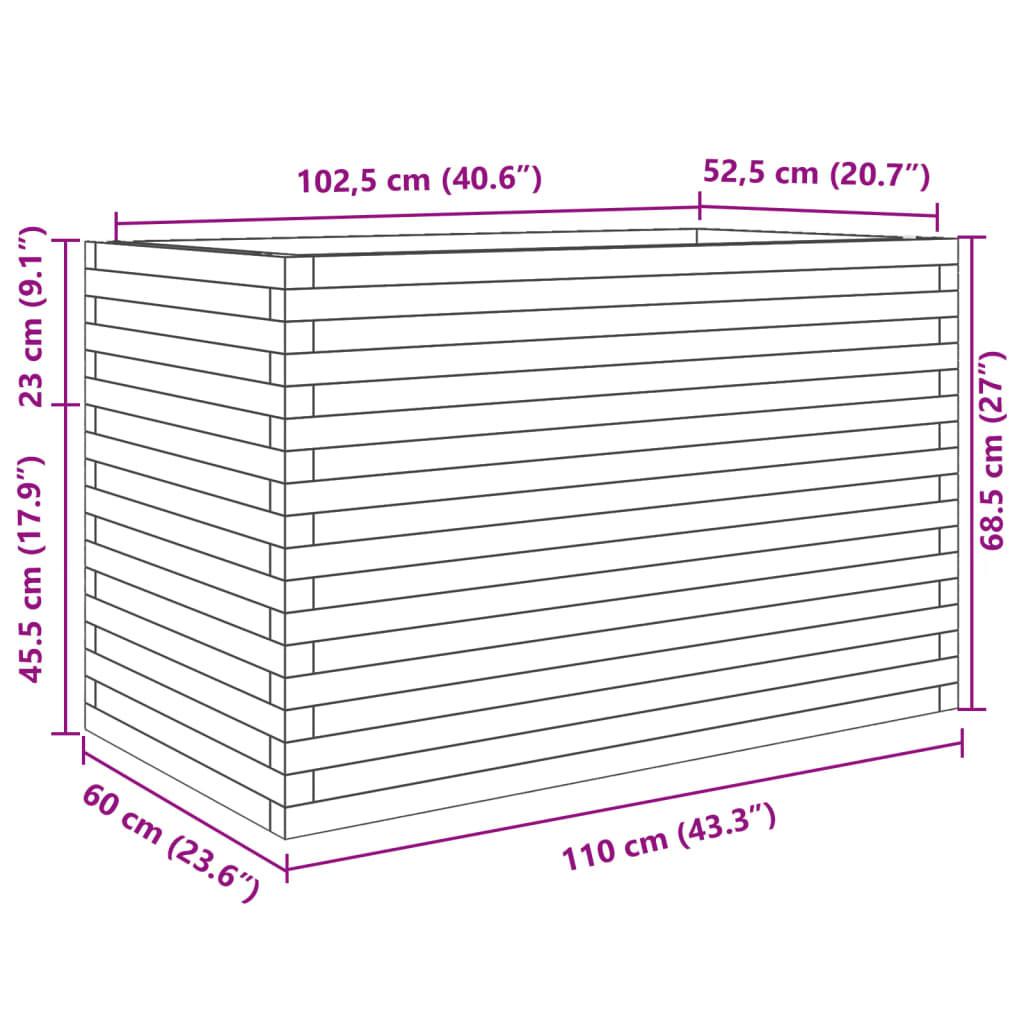 VidaXL fioriera da giardino Legno di douglas  