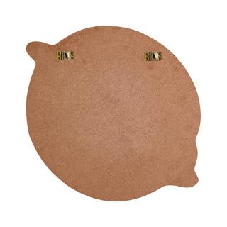 Beliani Wandspiegel aus Baumwolle Retro BORITI  