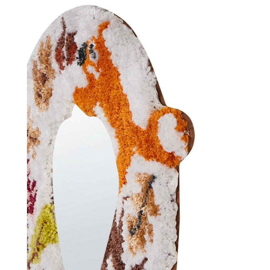 Beliani Miroir en Coton Rétro BORITI  