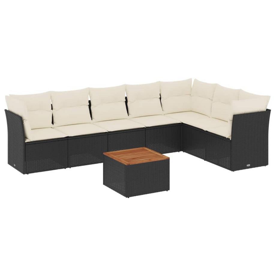 set divano da giardino Polirattan