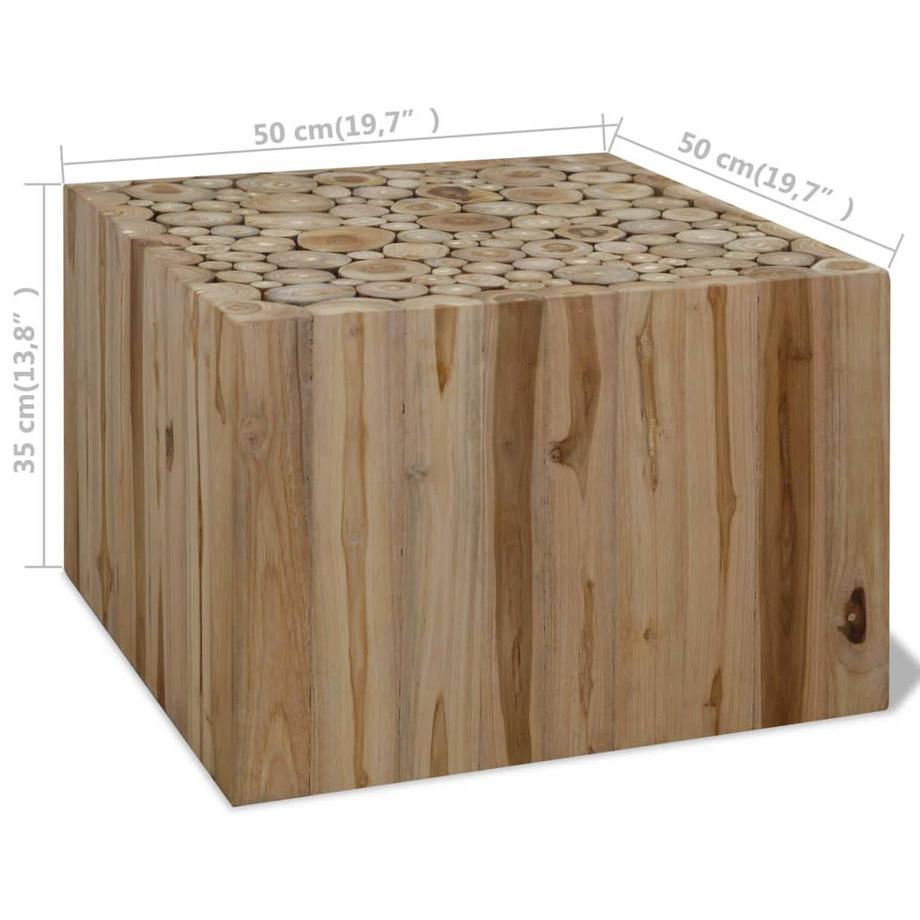 VidaXL Couchtisch teak  