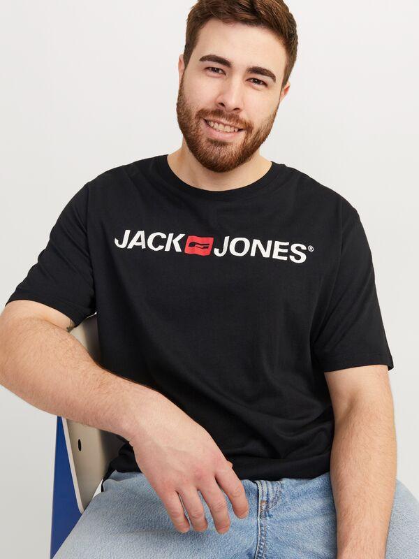 JACK & JONES Plus Fit Kurzarm Rundhals T-Shirt  