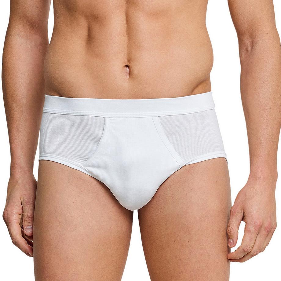 Schiesser Cotton Essentials Doppelripp Sportslip 4er Pack  