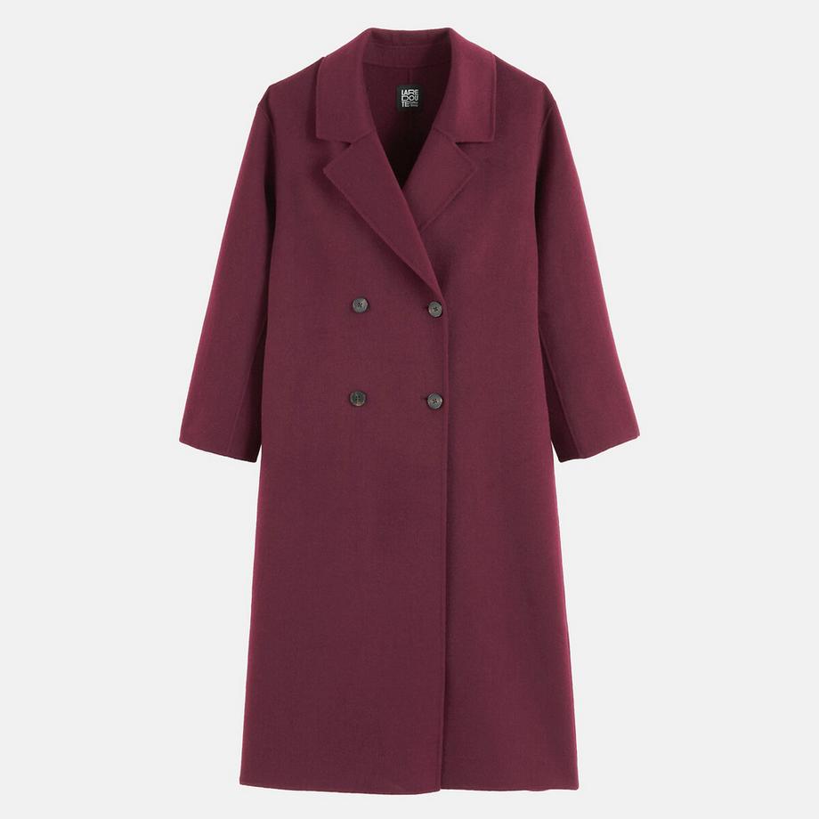 La Redoute Collections Cappotto oversize artigianale con chiusura a doppio petto  
