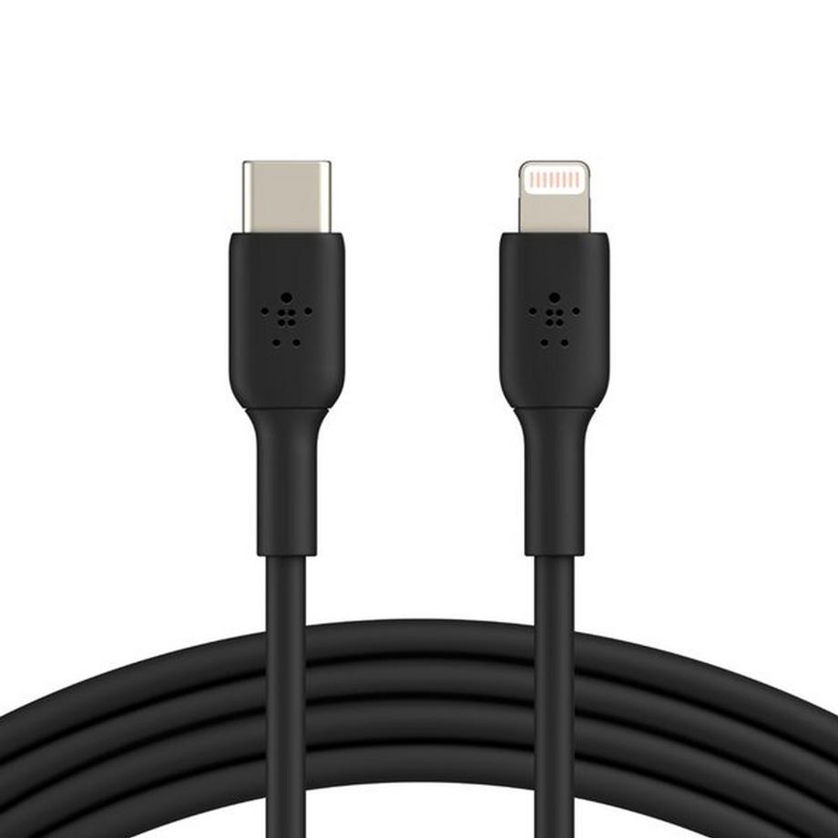 belkin  Belkin USB-C /Lightning Kabel 1m Schwarz 