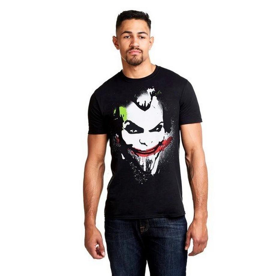 The Joker Joker Gesicht Print T-Shirt  