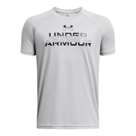 UNDER ARMOUR  maillot enfant tech split wordmark 