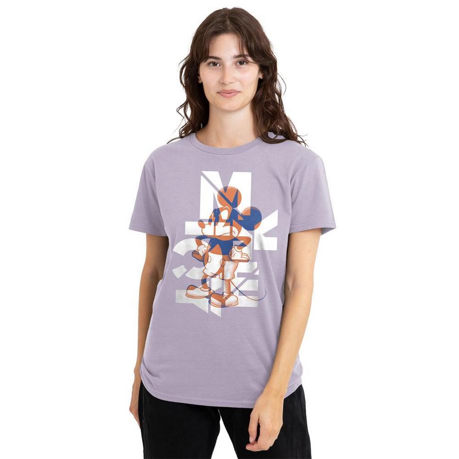 Disney T-Shirt Manches Courtes Imprimé Mickey Mouse  