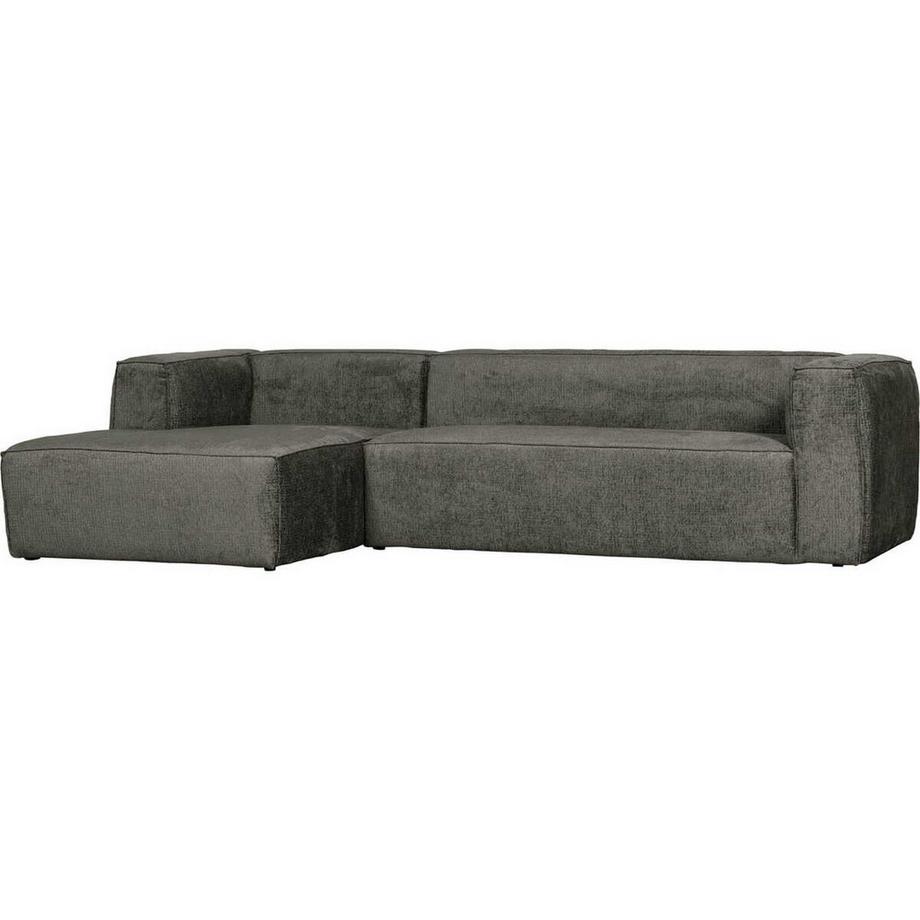 mutoni Ecksofa Bean links Chenille Velvet waterplant 305x175  