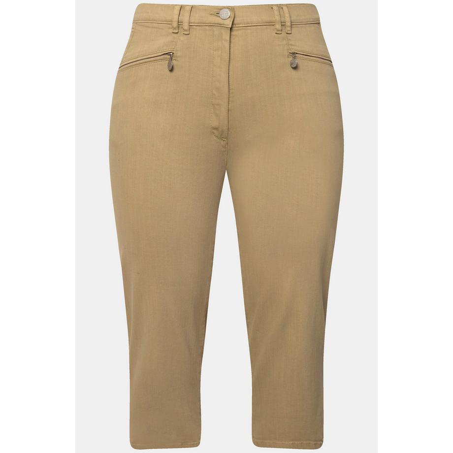 Ulla Popken Pantalon stretch Mony 7/8 Poches zippées  