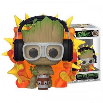 Funko POP! I Am Groot: Groot w/Detonator (1195)