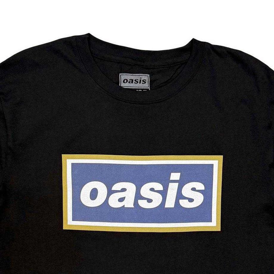 Oasis Langärmeliges T-Shirt mit Logodruck  
