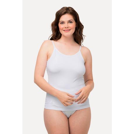 Ulla Popken Spaghettiträger Slim Fit Top Biobaumwolle  