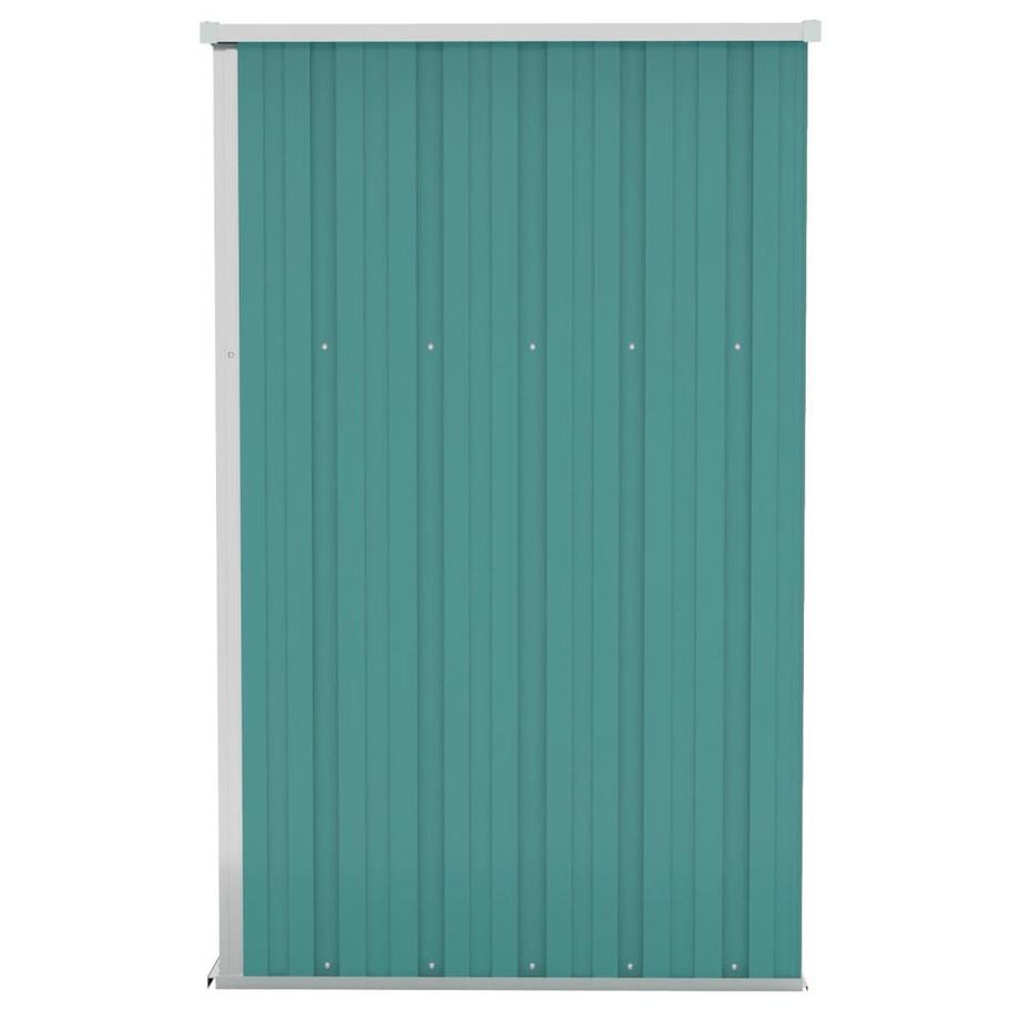 VidaXL capanno da giardino a parete Acciaio  