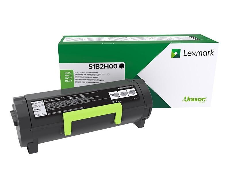 Lexmark  LEXMARK Toner-Modul HY return schwarz 51B2H00 MS41/51/61x 8500 Seiten 