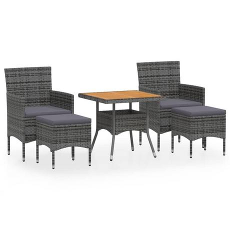 VidaXL Garten-essgruppe poly-rattan  