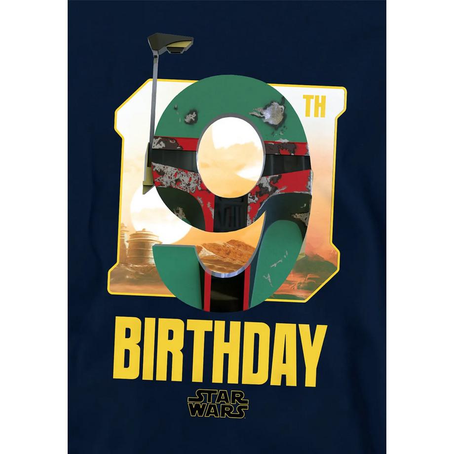 Disney Star Wars  Felpa Con Cappuccio Nono Compleanno Boba Fett 