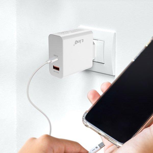 Avizar  Caricabatterie 65W + cavo USB-C LinQ 