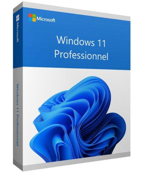 Microsoft  Windows 11 Professionnel (Pro) - 64 bits - Clé licence à télécharger - Livraison rapide 7/7j 