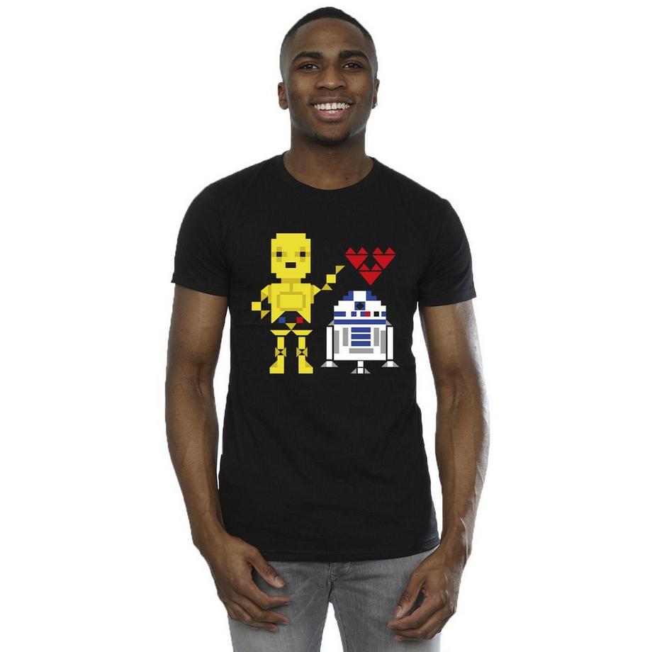 STAR WARS Star Wars Pixel Droids T-Shirt Stampa Grafica  
