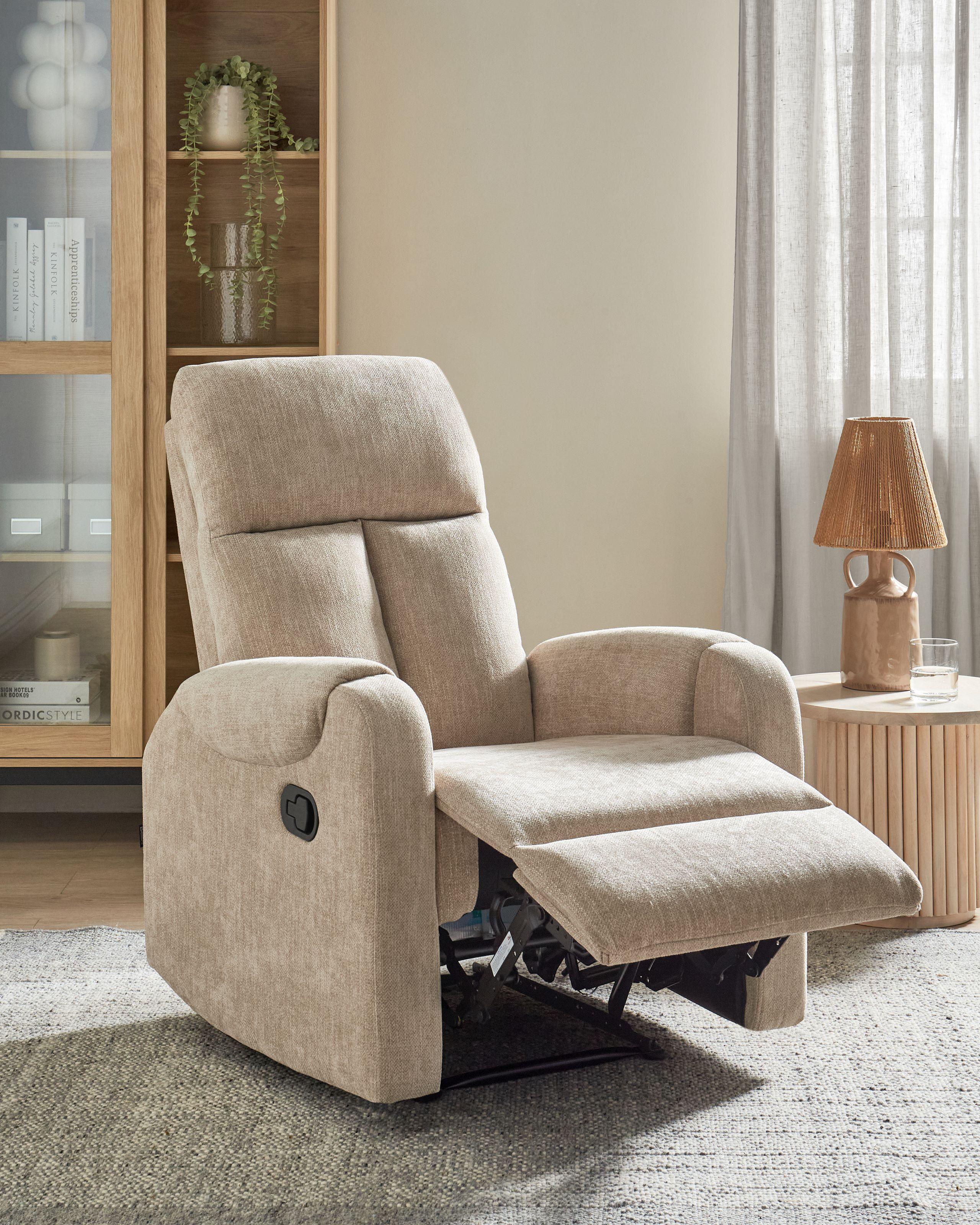 Beliani Fauteuil en Polyester Moderne SOMERO  