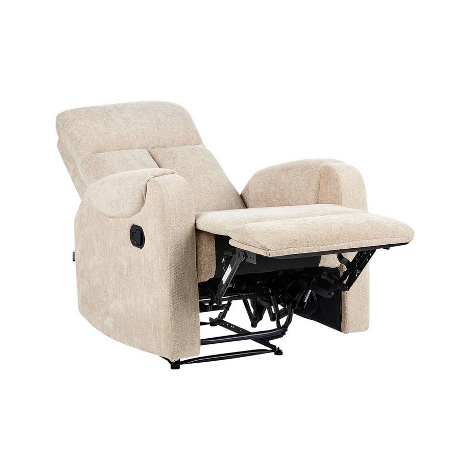 Beliani Fernsehsessel aus Stoff Klassisch SOMERO  