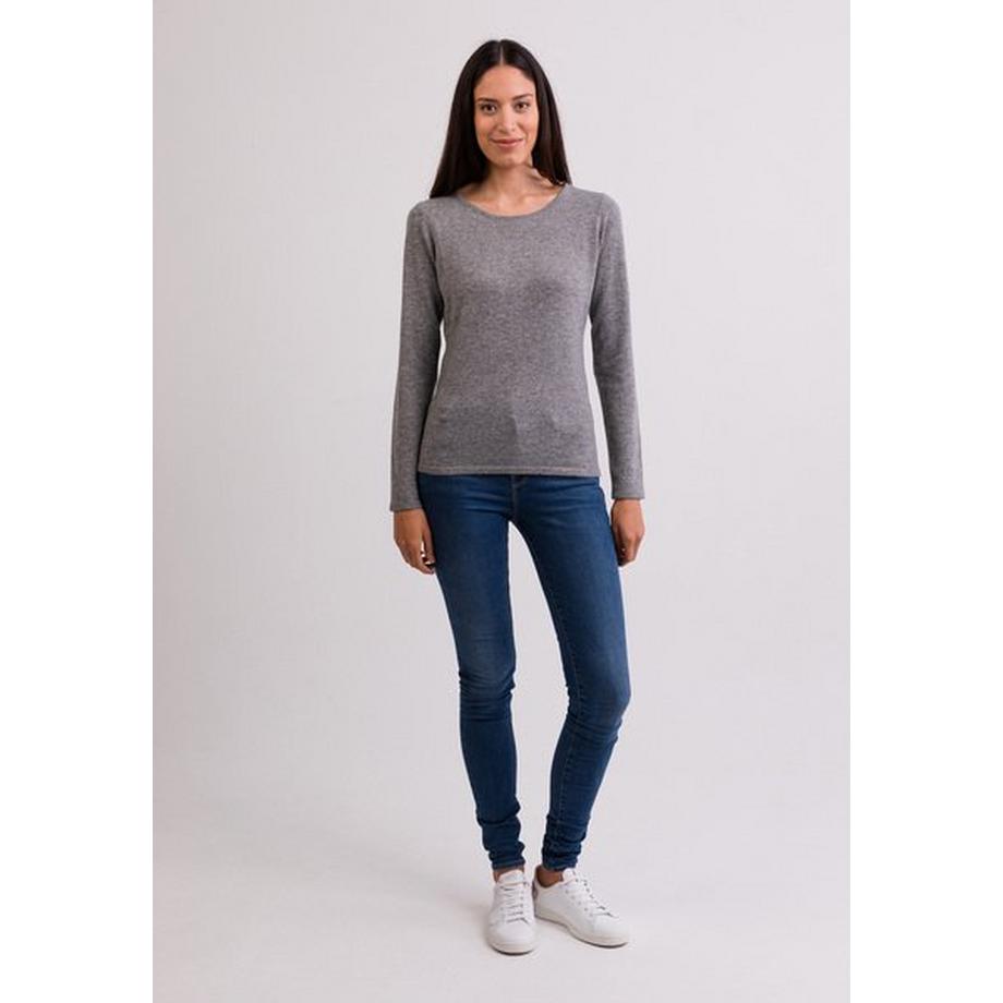 CASH-MERE.CH Kaschmir Rundhals Pullover  