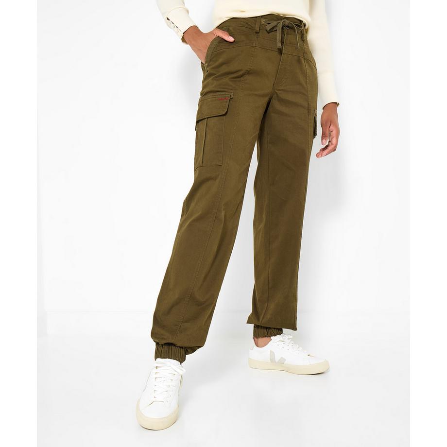 Joe Browns Pantalon Cargo Kaki Réglable  