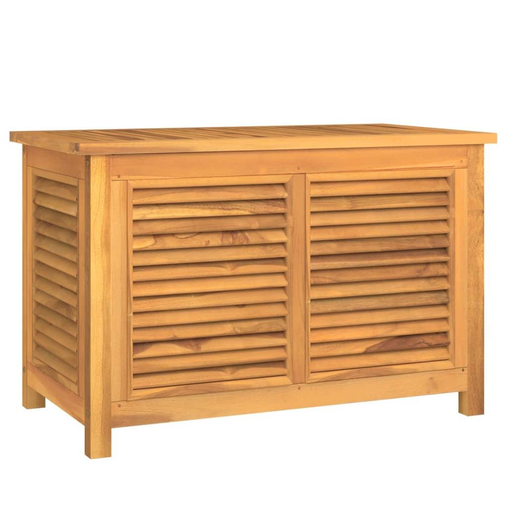 VidaXL Boîte de rangement de jardin teck  