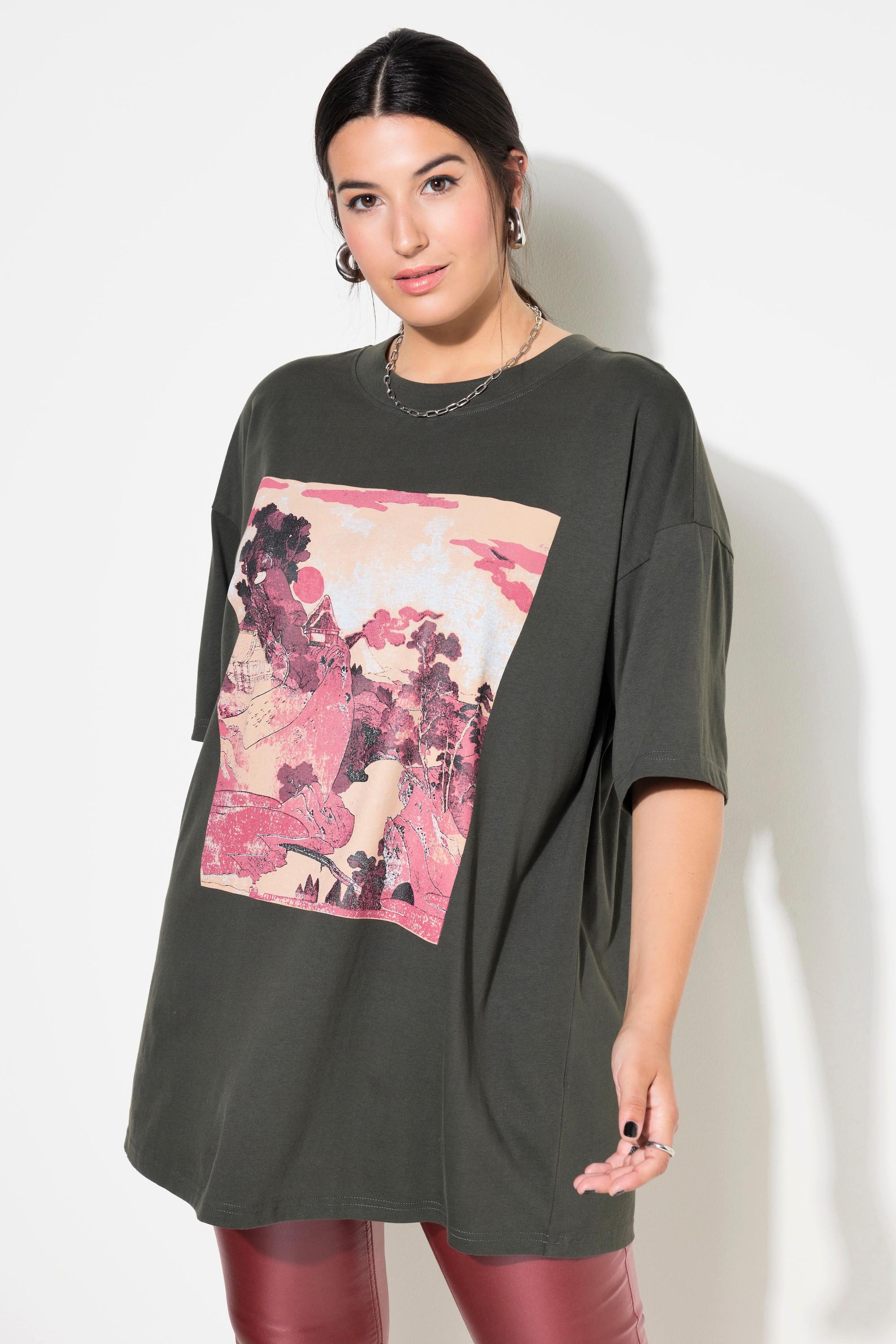 Studio Untold  T-shirt oversize. Motif asiatique 