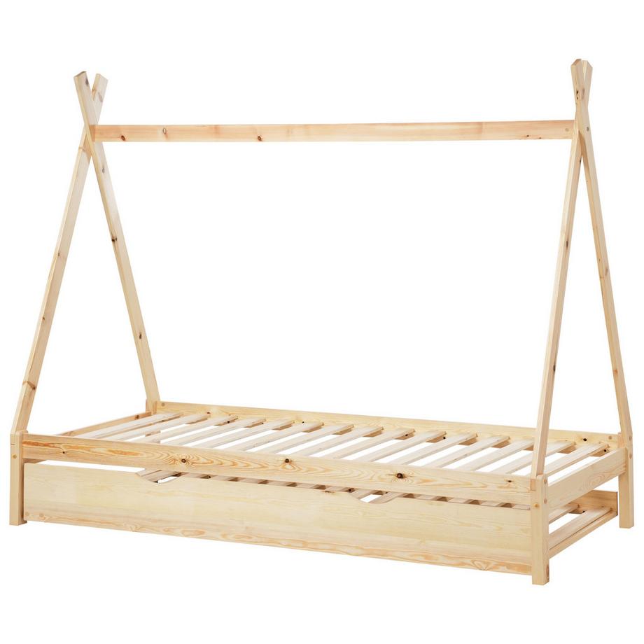 Beliani Letto estraibile per bambini en Legno di pino  TALMONTIERS  