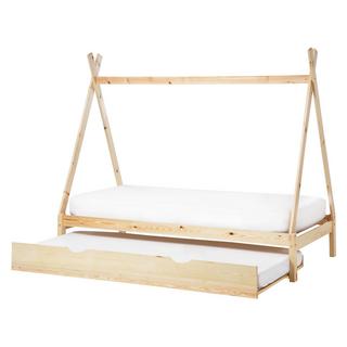 Beliani Letto estraibile per bambini en Legno di pino Moderno TALMONTIERS  