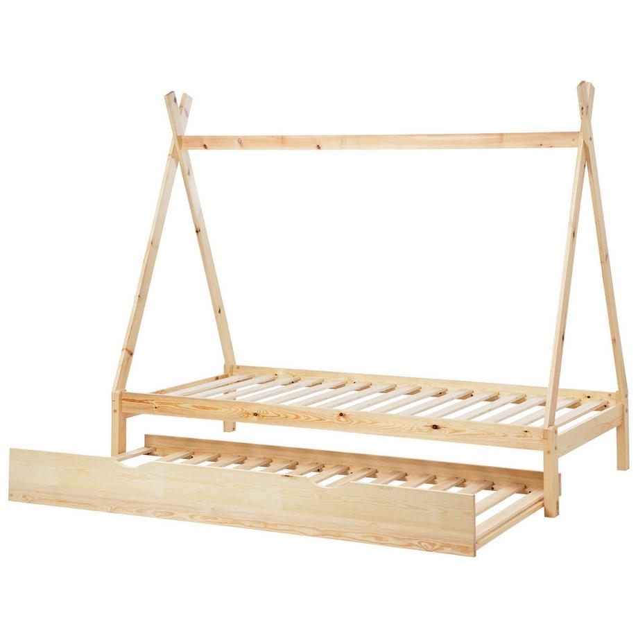 Beliani Letto estraibile per bambini en Legno di pino  TALMONTIERS  