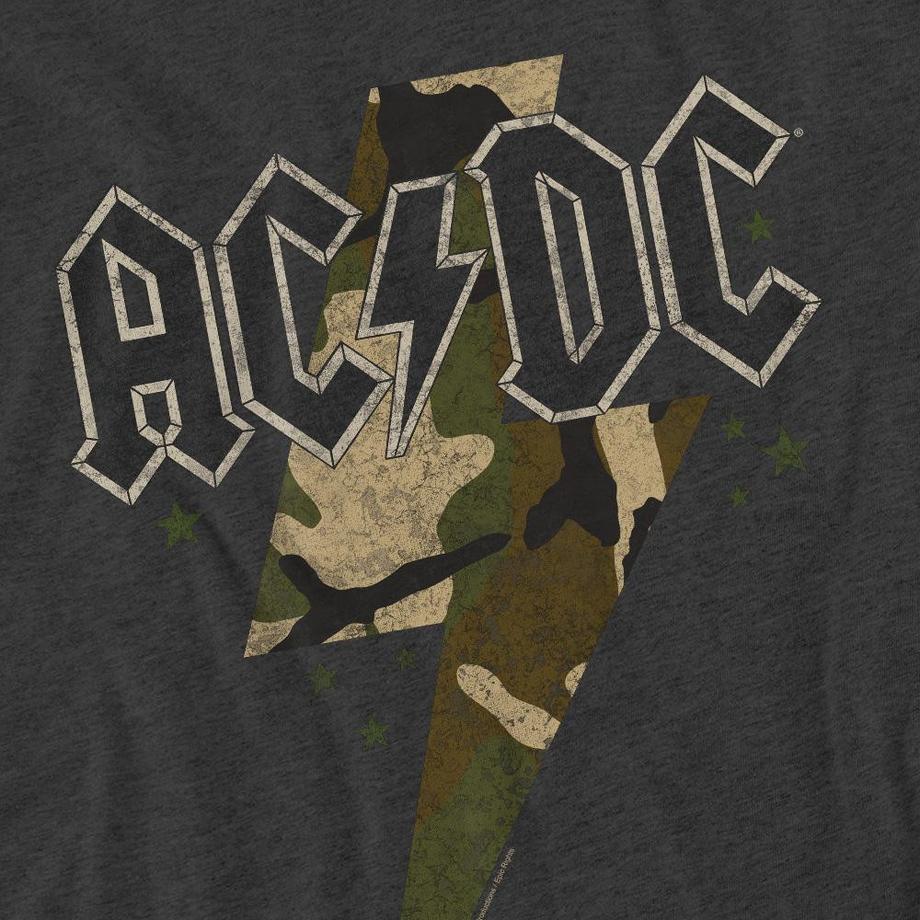 AC/DC ACDC T-Shirt Fulmine Camouflage  
