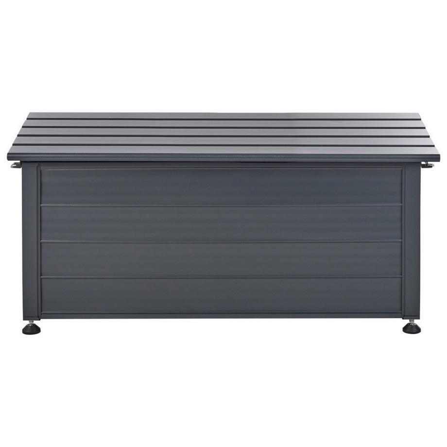 Beliani Aufbewahrungsbox aus Aluminium Modern CAMPALTO  