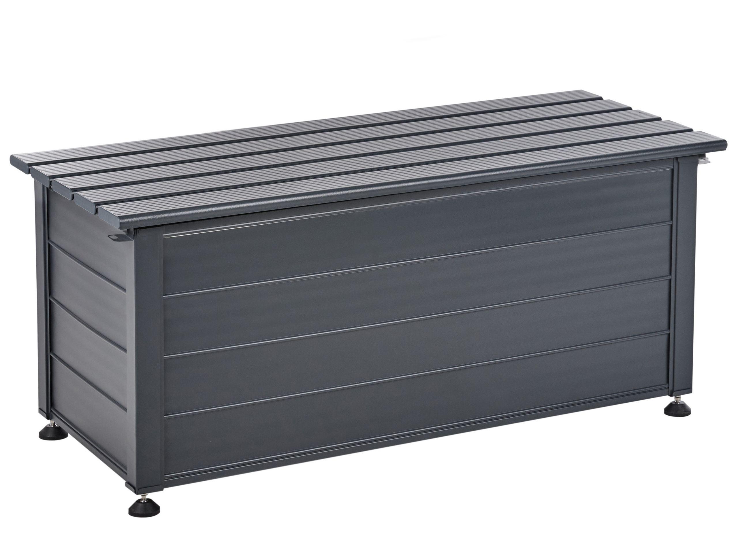 Beliani Aufbewahrungsbox aus Aluminium Modern CAMPALTO  