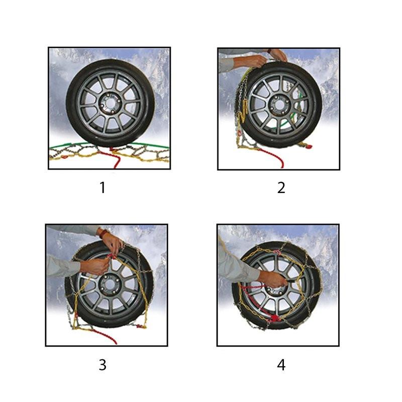 Pricenet Chaînes à neige 16mm KB36  